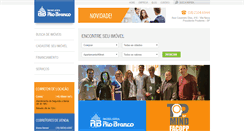 Desktop Screenshot of imobiliariariobranco.com.br