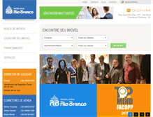 Tablet Screenshot of imobiliariariobranco.com.br